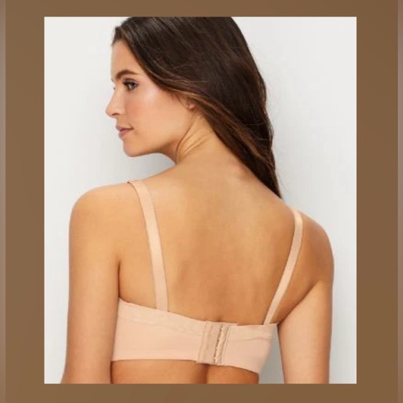 Bali Smoothing Bra w Hidden Underwire, No-Slip Gripper & Strapless Option - 44D - Picture 7 of 8